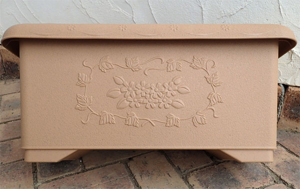 Nシャンティー深型プランター60型サンドブラウン 4個セット