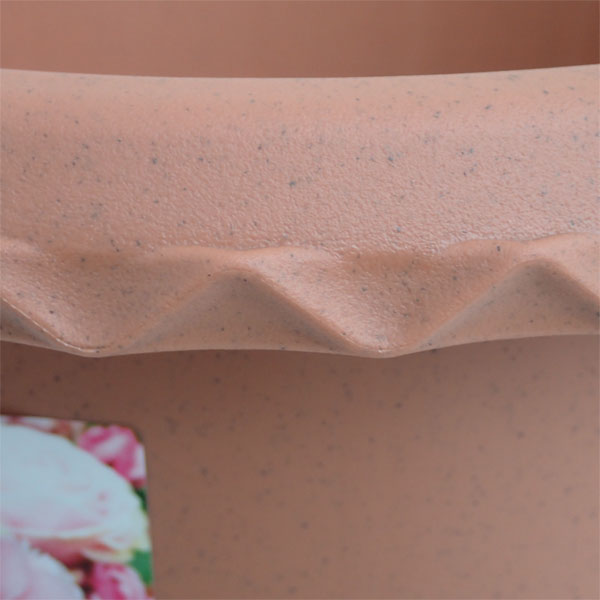 バラ鉢8号(ブラウン)