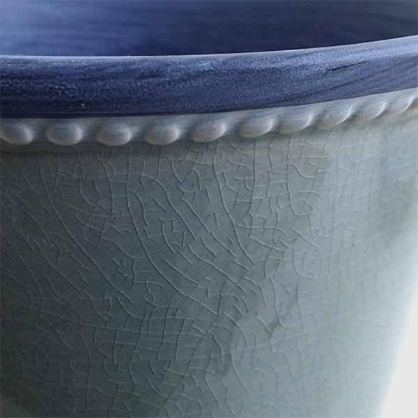 グレーズポット:GP-17 ヒスイ(直径17cm)