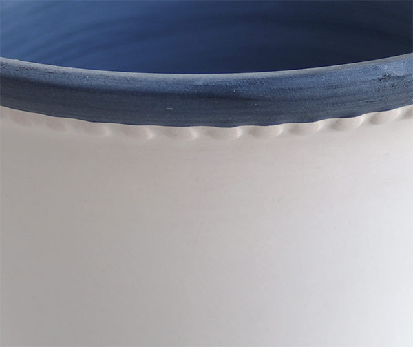 グレーズポット:GP-15 ホワイト(直径15cm)