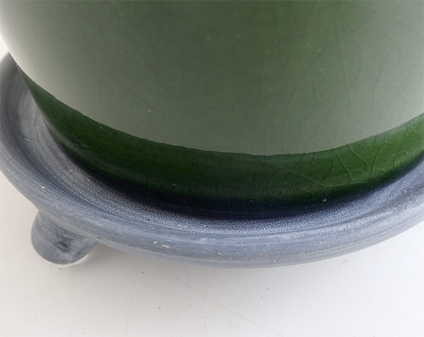 グレーズポット:GP-13 グリーン(直径13cm)