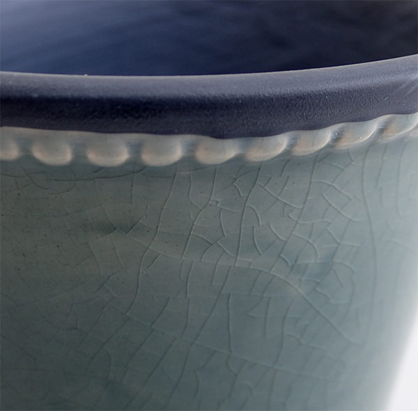 グレーズポット:GP-13 ヒスイ(直径13cm)