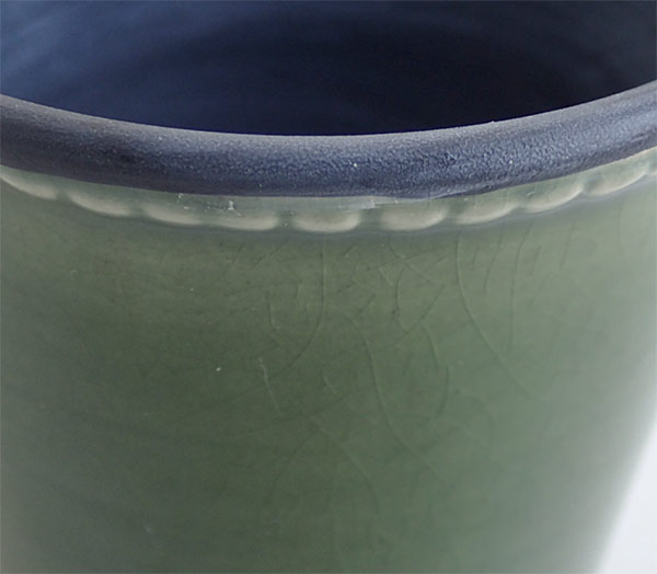 グレーズポット:GP-7 グリーン(直径7.5cm)