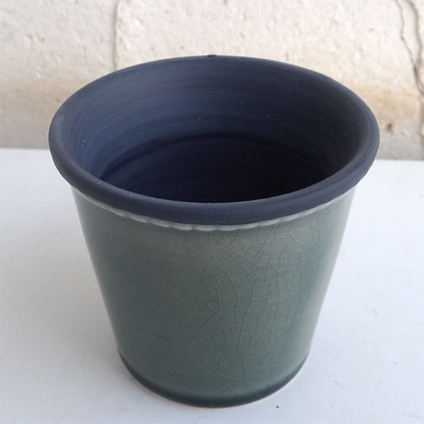 グレーズポット:GP-7 ヒスイ(直径7.5cm)