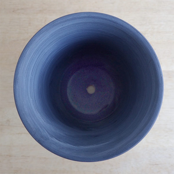 グレーズポット：GPH-11　ホワイト（直径11.5cm）