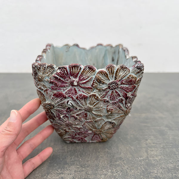 ペタルポット PP-3 (幅14.5cm×奥行14.5cm×高さ14.5cm)