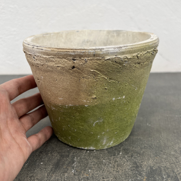 [棚卸セール]モスポット:カクタスポットホワイトS　73205WA（直径13cm×高さ10cm）