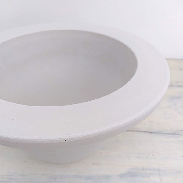 樹脂製鉢カバー・シティブレードSS ホワイト（底穴無し）・直径19cm