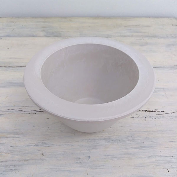 樹脂製鉢カバー・シティブレードXS ホワイト（底穴無し）・直径13.5cm