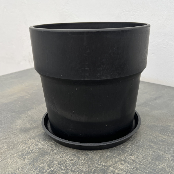 アーバンプランツポットソリッド（チャコール）直径19.5×高さ18.5cm　81003