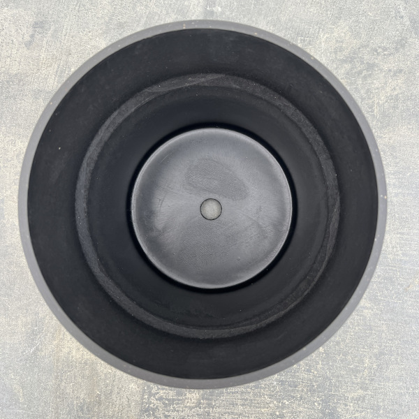 アーバンプランツポットソリッド（チャコール）直径19.5×高さ18.5cm　81003