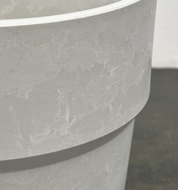 アーバンプランツポットソリッド（ミルク）直径19.5×高さ18.5cm　81004