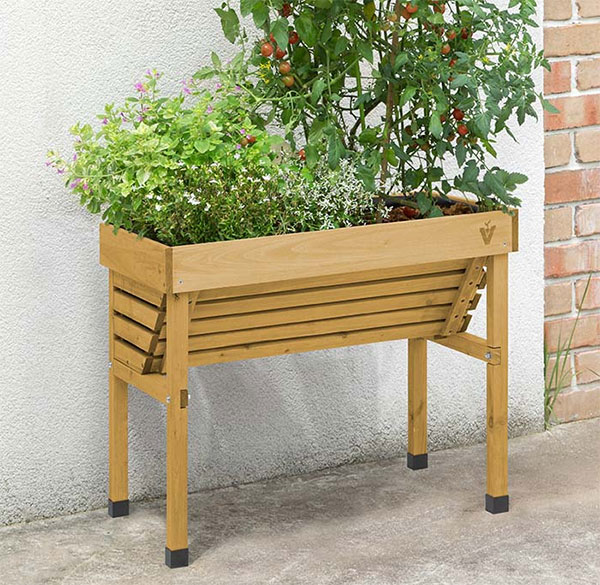 ホームベジトラグ ウォールハガー コンパクト/ナチュラル (幅77cm、奥行き46cm、高さ63cm)