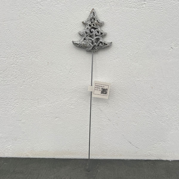 ブリキピック　ツリーグリッターシルバー（CM1198）