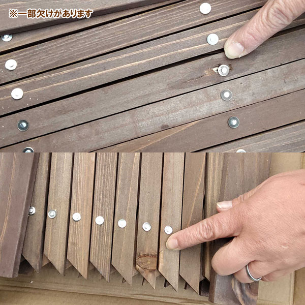 スタンド付伸縮ラティス 120×120 ブラウン(幅120×高さ120cm)自立タイプ