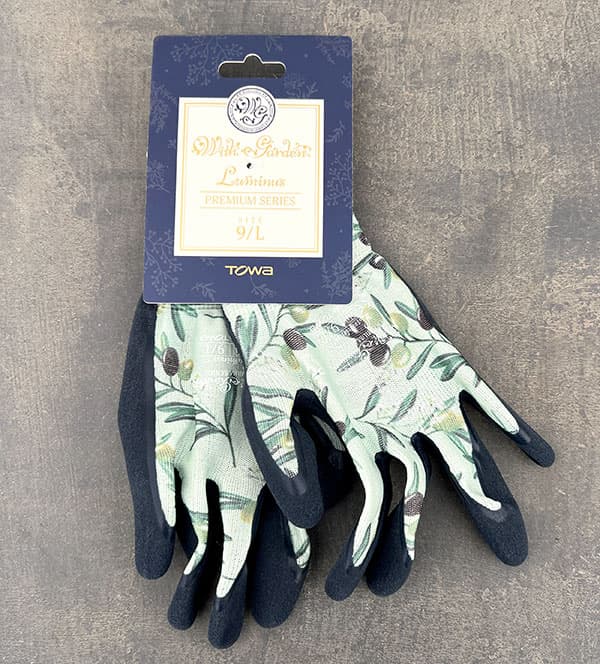 ウィズガーデン・ガーデングローブ　ルミナス・オリーブ　Lサイズ*