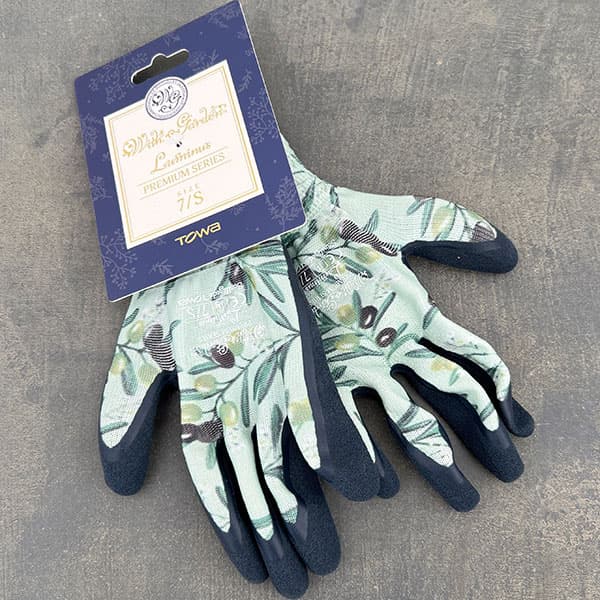 ウィズガーデン・ガーデングローブ ルミナス・オリーブ Sサイズ*