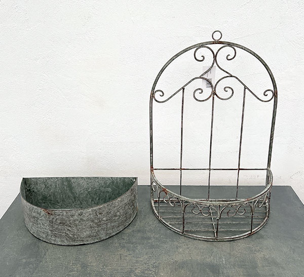 シャビーウォールラウンドプランター（6077）