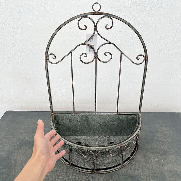 シャビーウォールラウンドプランター（6077）