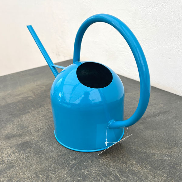 ジョウロ(鉄製)1.4L:(ブルー)(81610)