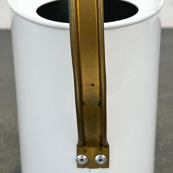 ジョウロ(鉄製)1.8L：（ホワイト）(81615)