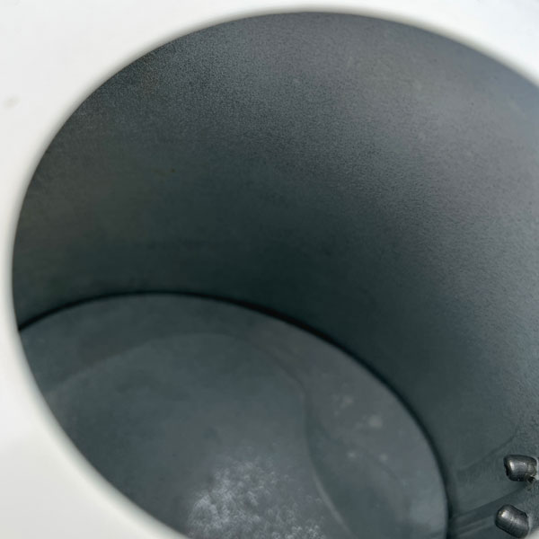 ジョウロ(鉄製)1.8L：（ホワイト）(81615)