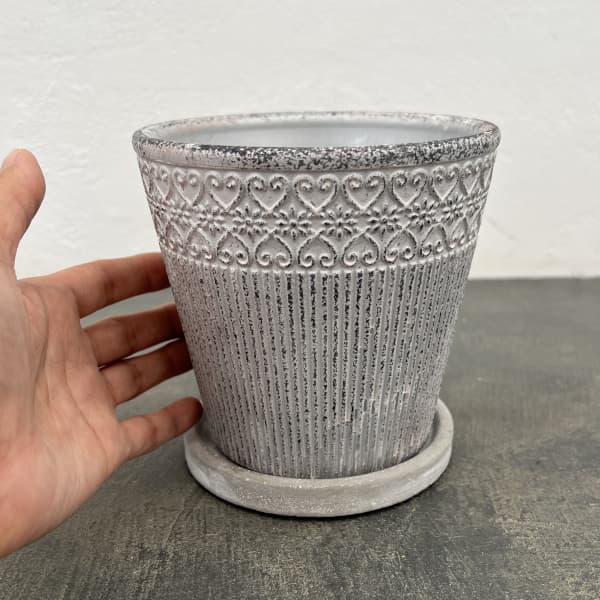 [棚卸セール]ソーサー（受け皿）： スレート・ソーサー 　M（PT-34）