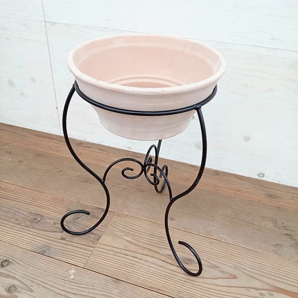 フラワースタンド：エレガントRS-450とトスカーナ：スムースボール ホワイトのセット