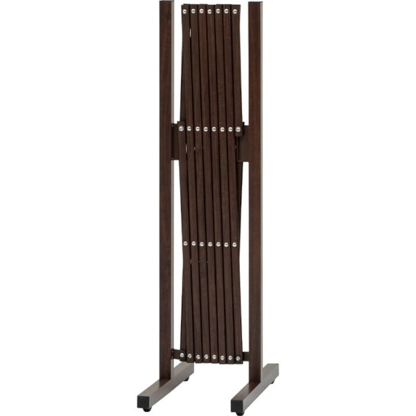 美WOOD アコーディオンフェンス・ブラウンウッド