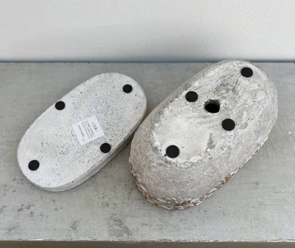 アラベスク・オーバルポットS（QO-08） 4個セット