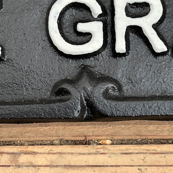 ガーデンメッセージ：キープオフザグラス（6656）