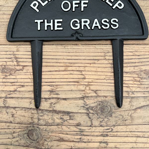 ガーデンメッセージ：キープオフザグラス（6656）