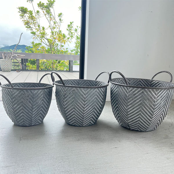 リーフ・ハンドルポット 3点セット(BP-02)