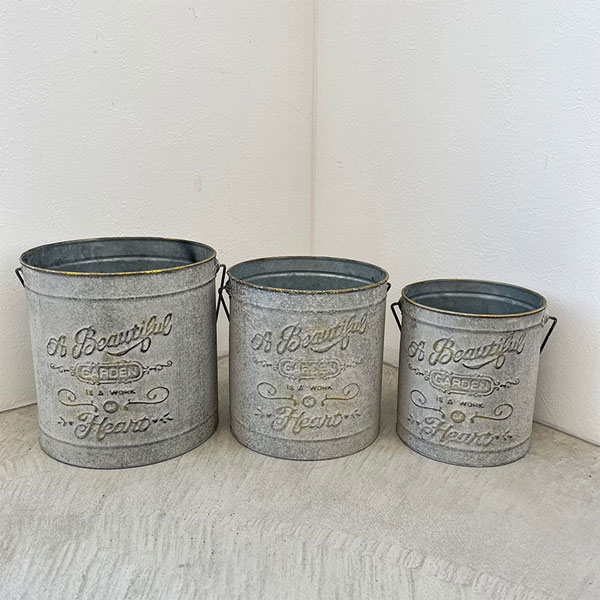 ハーバル・バケツ（L ・M・S）3点セット（OE-30）