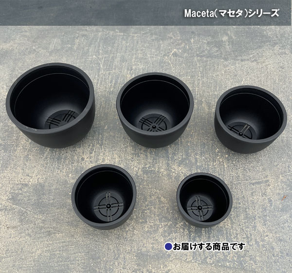 マセタ:プラスチックポット ボウルミッド サイズ2(外径5.7×高さ3.8cm)