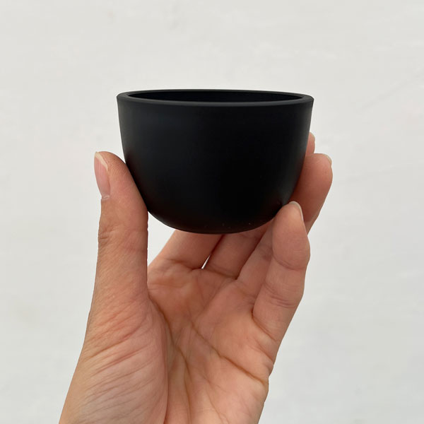 マセタ:プラスチックポット ボウルミッド サイズ3(外径6.7×高さ4.5cm)