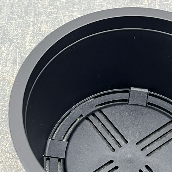 マセタ:プラスチックポット ベーシックロー サイズ4(外径11.1×高さ5.9cm)