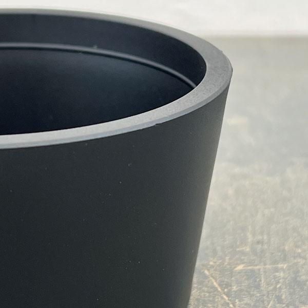 マセタ:プラスチックポット ベーシックロー サイズ4(外径11.1×高さ5.9cm)