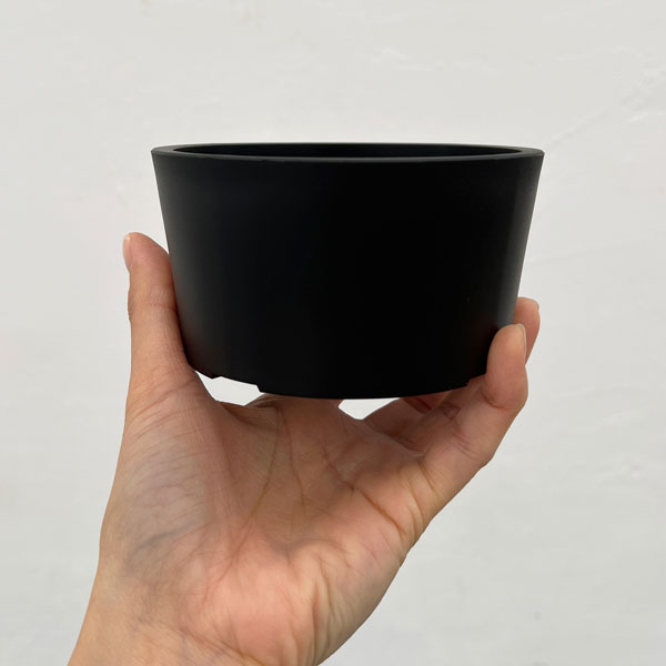 マセタ:プラスチックポット ベーシックロー サイズ4(外径11.1×高さ5.9cm)