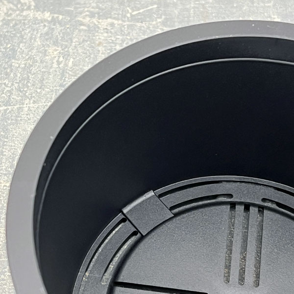 マセタ:プラスチックポット ベーシックロー サイズ5(外径12.4×高さ6.7cm)