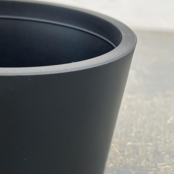 マセタ:プラスチックポット ベーシックロー サイズ5(外径12.4×高さ6.7cm)