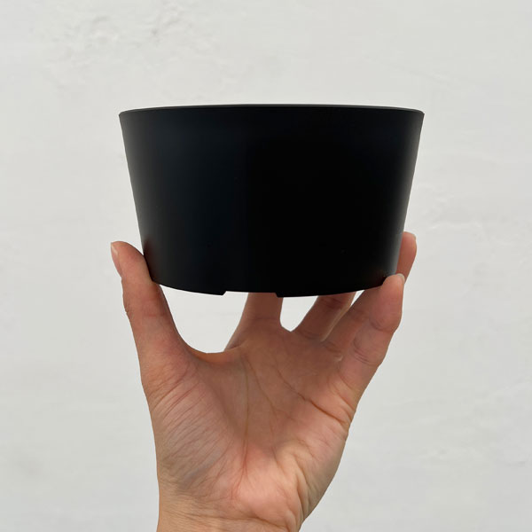 マセタ:プラスチックポット ベーシックロー サイズ5(外径12.4×高さ6.7cm)