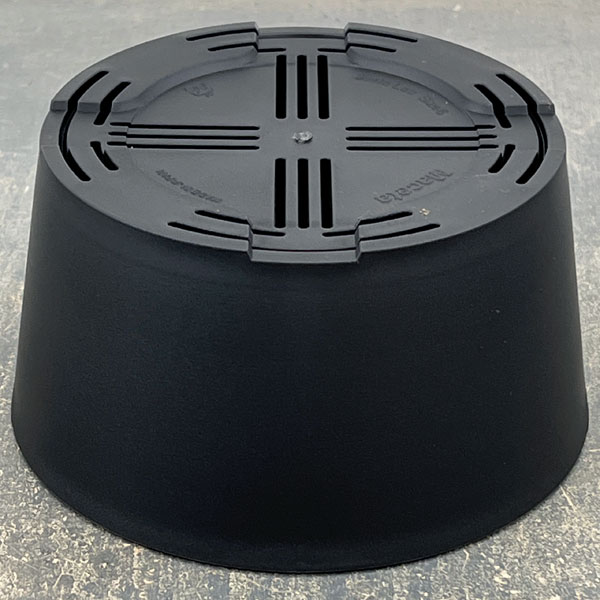 マセタ：プラスチックポット ベーシックロー サイズ6（外径14.1×高さ7.5cm）