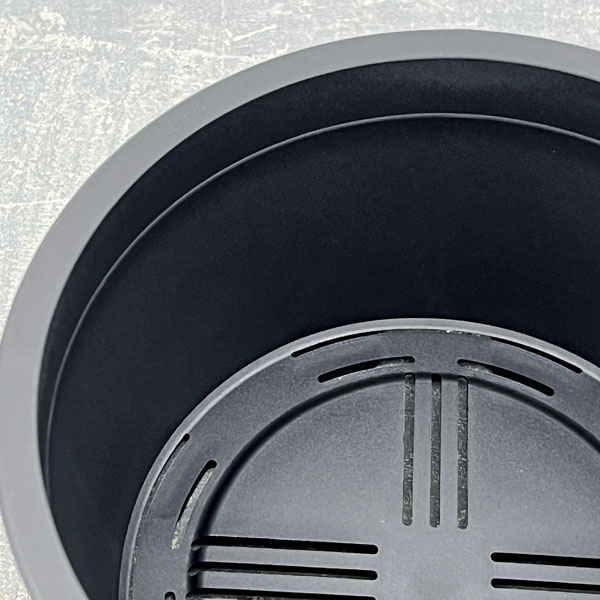 マセタ：プラスチックポット ベーシックロー サイズ6（外径14.1×高さ7.5cm）