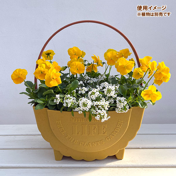 ワンハンドプランター(270型CA イエロー) 3個セット