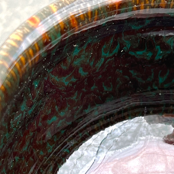 リキュウ ポット:AME緑/Sサイズ(直径約9.0cm、高さ約6.1cm)