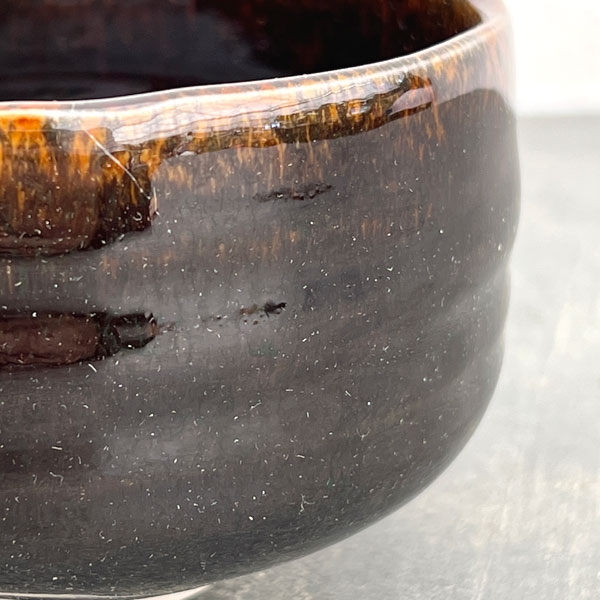 リキュウ ポット:AME緑/Mサイズ(直径約11.0cm、高さ約6.7cm)