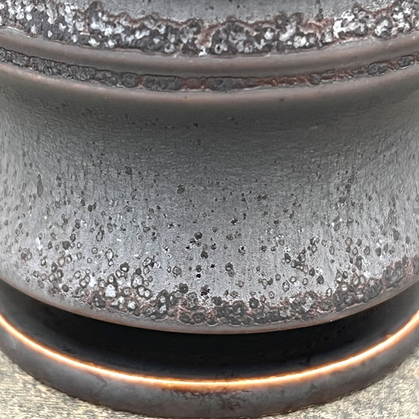 アロイ ポット アンド ソーサー：Sサイズ（直径9.0cm、高さ7.3cm）