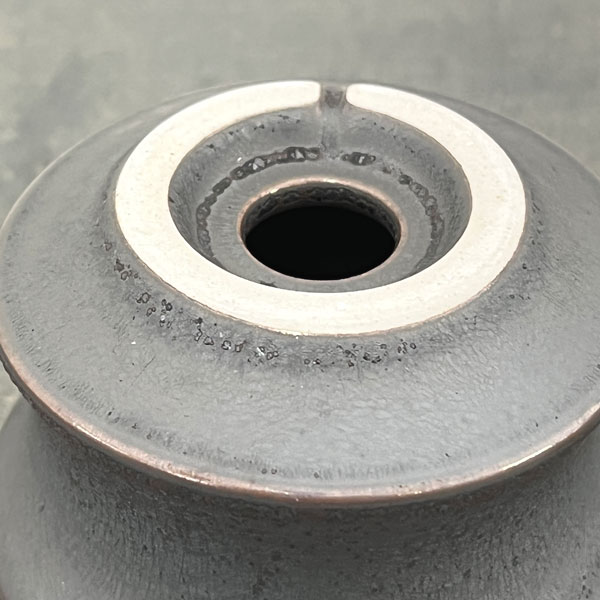 アロイ ポット アンド ソーサー：Sサイズ（直径9.0cm、高さ7.3cm）