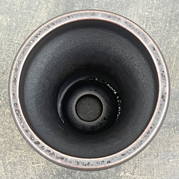 アロイ ポット アンド ソーサー:Sサイズ ハイタイプ(直径9.0cm、高さ11.2cm)